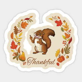 Thankful Sticker